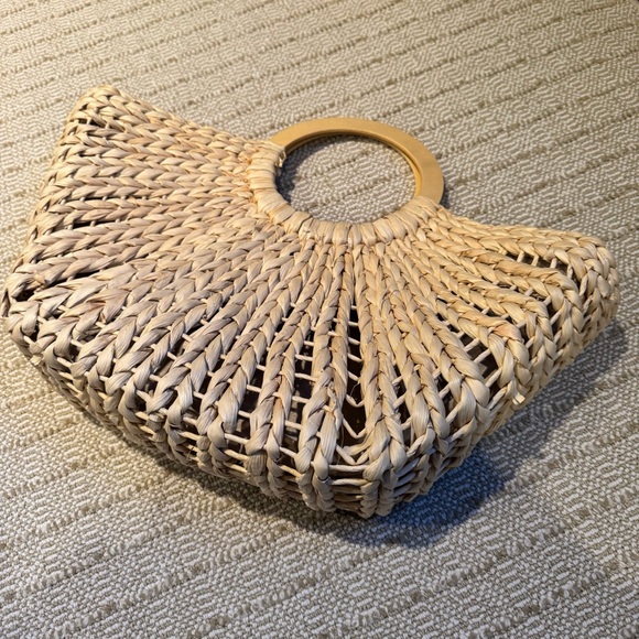 Bujibaja Straw Bag with Circle Handle - Picture 7 of 7